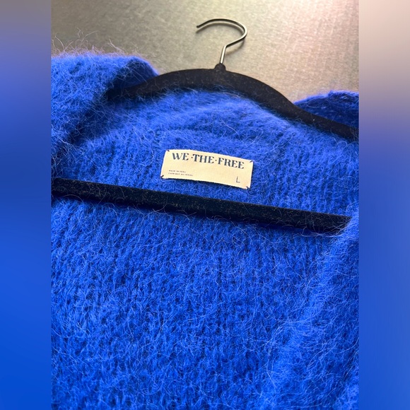 Free People |  Blue Cardigan - Picture 4 of 5